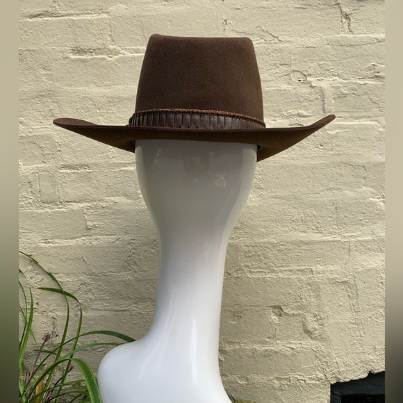 Stetson Stampede Cowperson Hat 7 1/8 in Chocolate - Picture 12 of 14